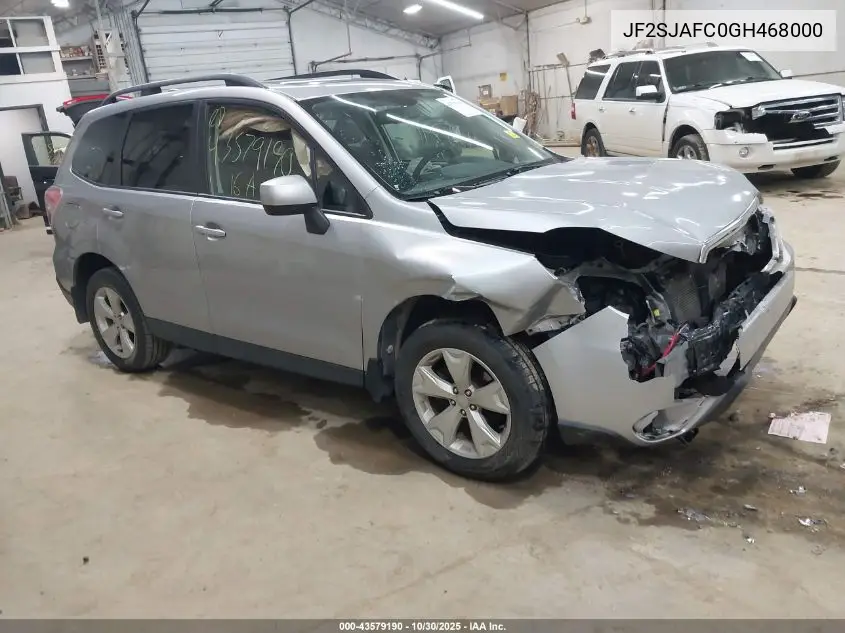 JF2SJAFC0GH468000 2016 Subaru Forester 2.5I Premium