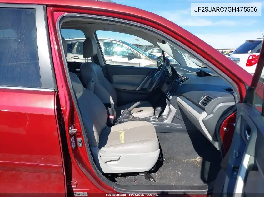 JF2SJARC7GH475506 2016 Subaru Forester 2.5I Limited
