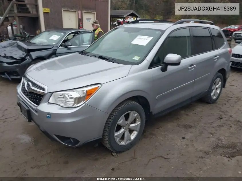 JF2SJADCXGH416389 2016 Subaru Forester 2.5I Premium
