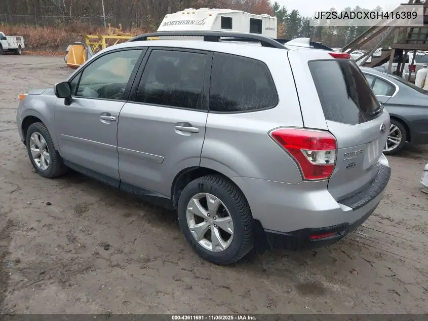 JF2SJADCXGH416389 2016 Subaru Forester 2.5I Premium
