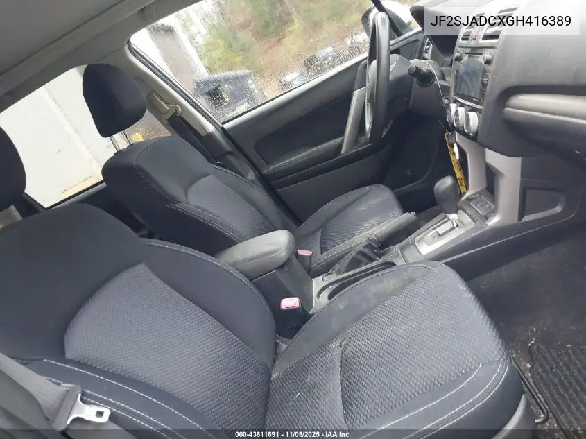 JF2SJADCXGH416389 2016 Subaru Forester 2.5I Premium