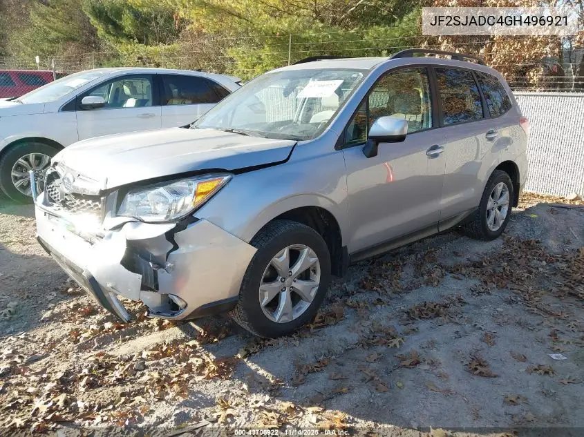 JF2SJADC4GH496921 2016 Subaru Forester 2.5I Premium