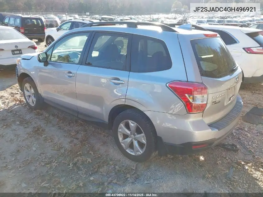 JF2SJADC4GH496921 2016 Subaru Forester 2.5I Premium
