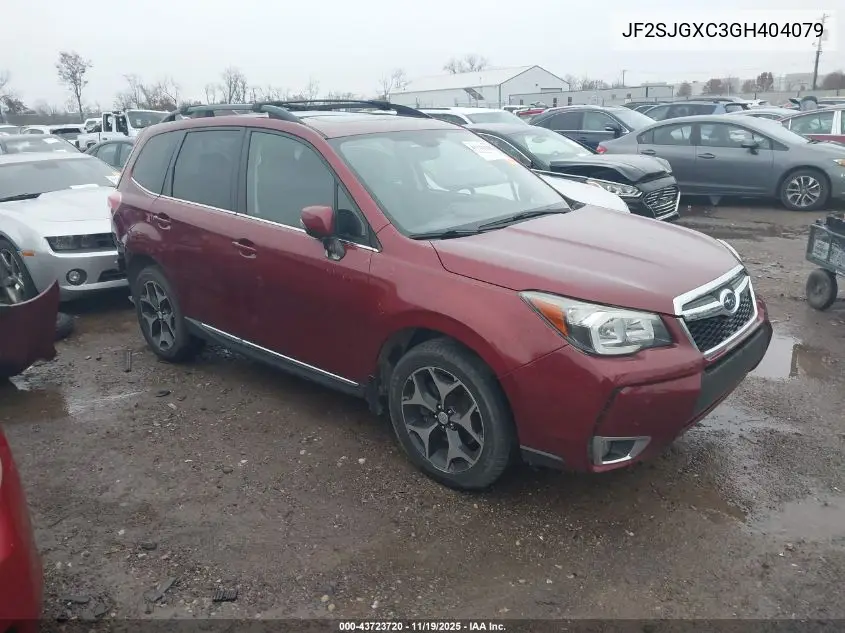 JF2SJGXC3GH404079 2016 Subaru Forester 2.0Xt Touring