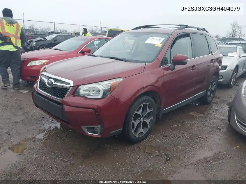 JF2SJGXC3GH404079 2016 Subaru Forester 2.0Xt Touring