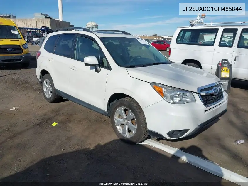 JF2SJADC1GH485844 2016 Subaru Forester 2.5I Premium