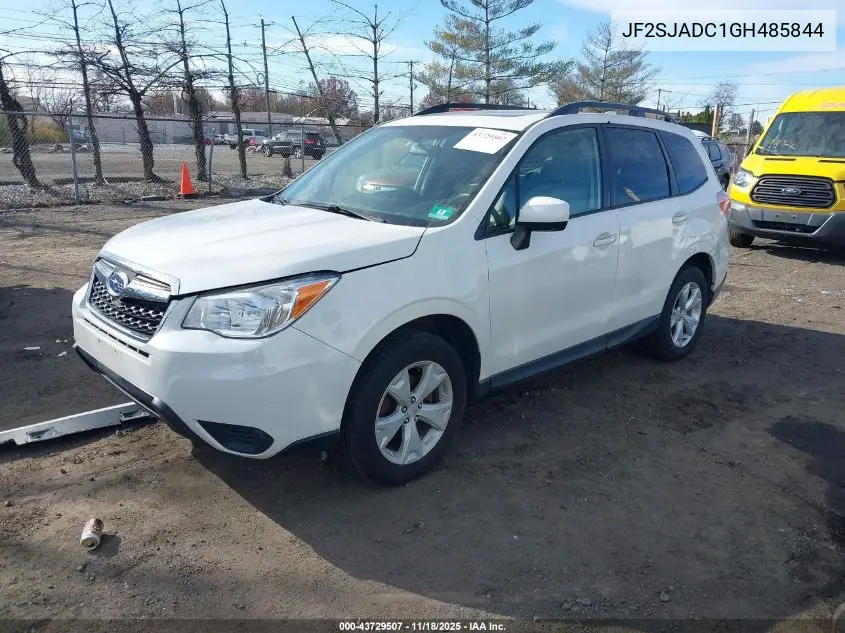 JF2SJADC1GH485844 2016 Subaru Forester 2.5I Premium