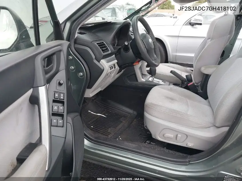 JF2SJADC7GH418102 2016 Subaru Forester 2.5I Premium