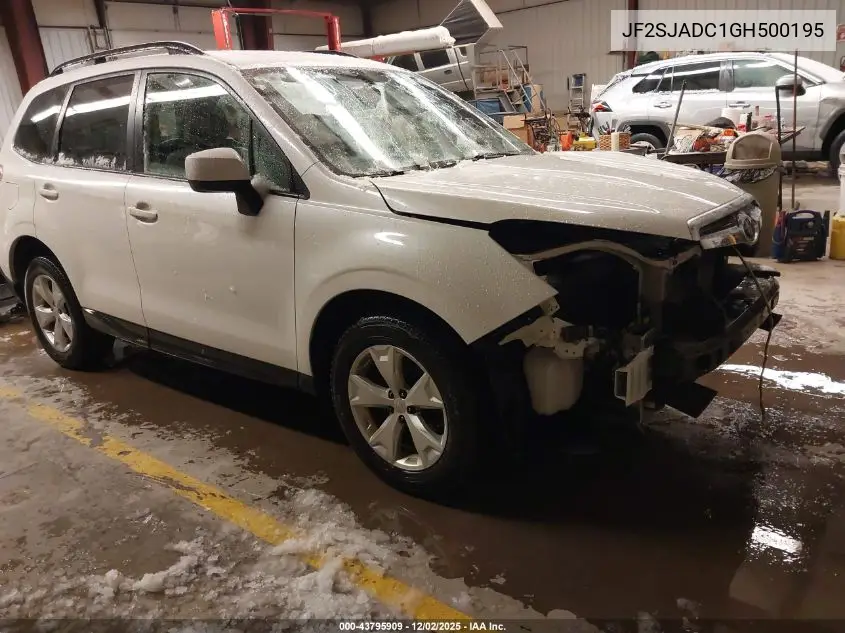JF2SJADC1GH500195 2016 Subaru Forester 2.5I Premium