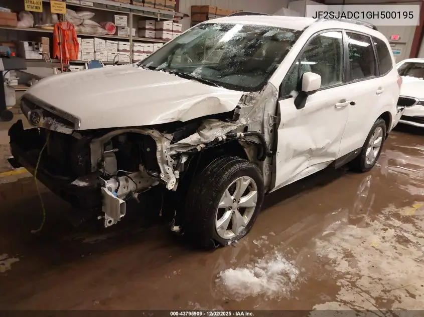 JF2SJADC1GH500195 2016 Subaru Forester 2.5I Premium