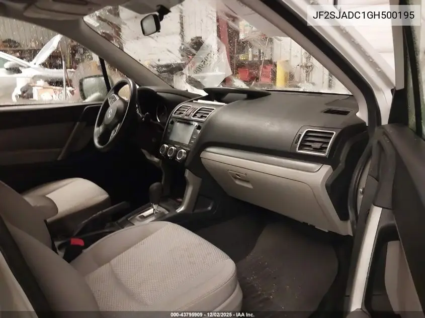 JF2SJADC1GH500195 2016 Subaru Forester 2.5I Premium