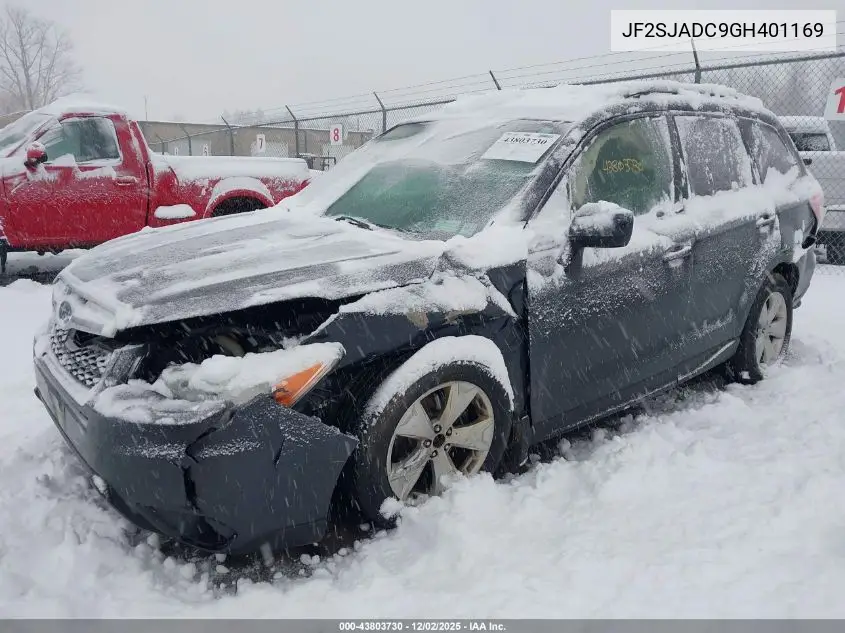 JF2SJADC9GH401169 2016 Subaru Forester 2.5I Premium