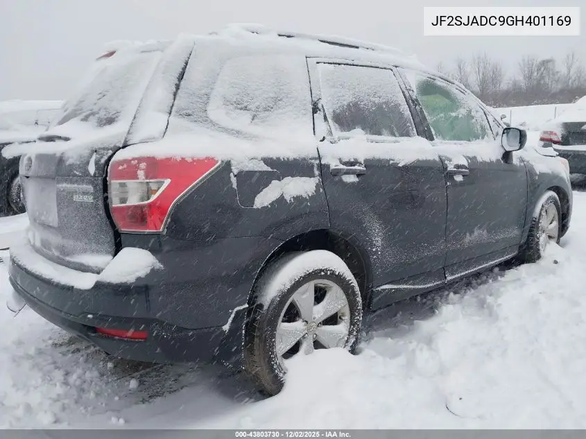 JF2SJADC9GH401169 2016 Subaru Forester 2.5I Premium