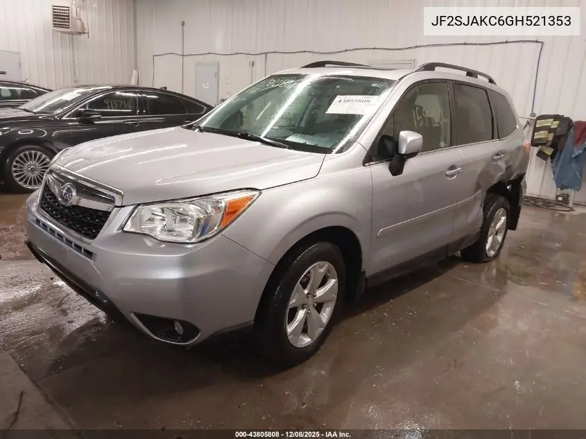 JF2SJAKC6GH521353 2016 Subaru Forester 2.5I Limited