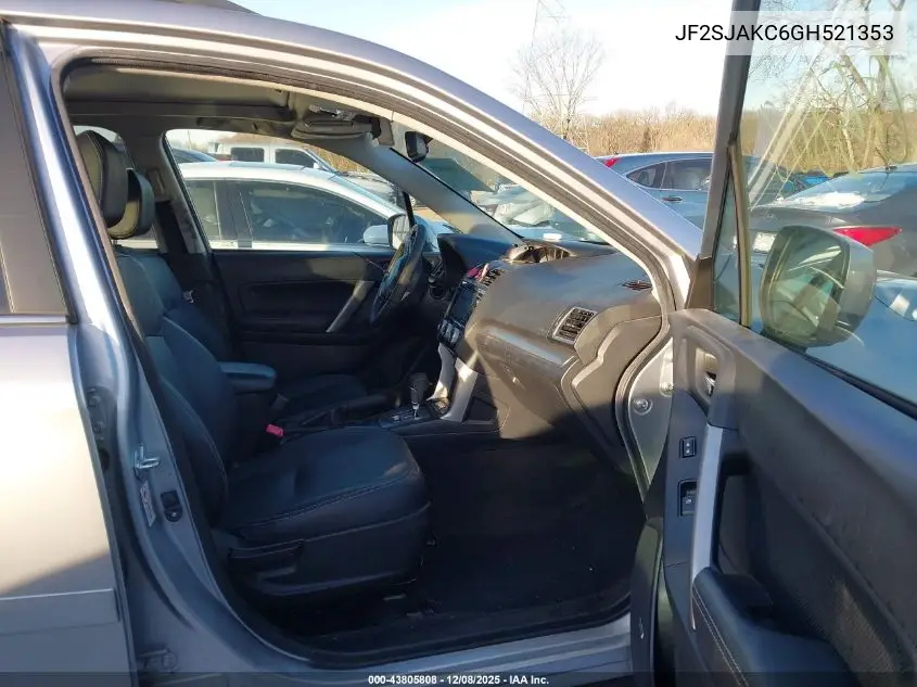 JF2SJAKC6GH521353 2016 Subaru Forester 2.5I Limited