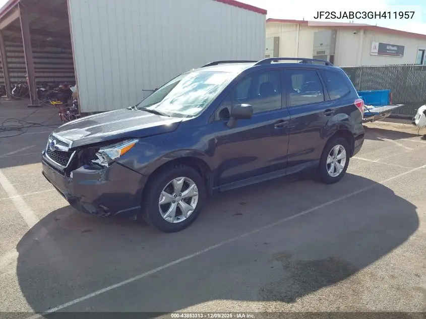 JF2SJABC3GH411957 2016 Subaru Forester 2.5I