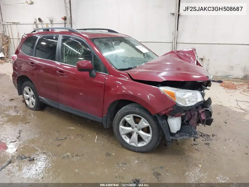 JF2SJAKC3GH508687 2016 Subaru Forester 2.5I Limited