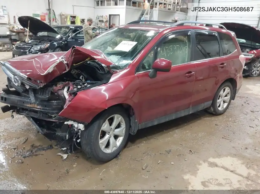 JF2SJAKC3GH508687 2016 Subaru Forester 2.5I Limited