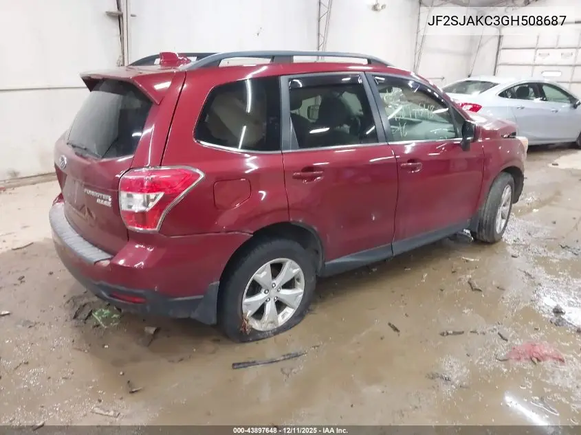 JF2SJAKC3GH508687 2016 Subaru Forester 2.5I Limited