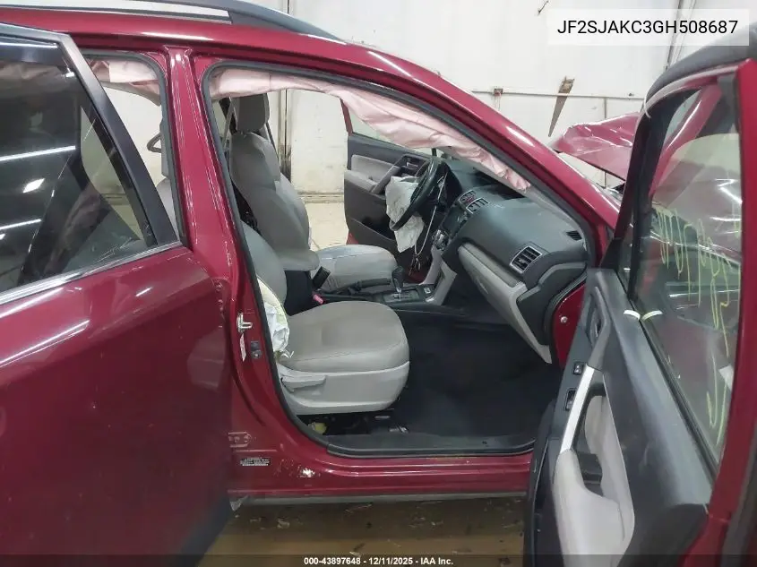 JF2SJAKC3GH508687 2016 Subaru Forester 2.5I Limited