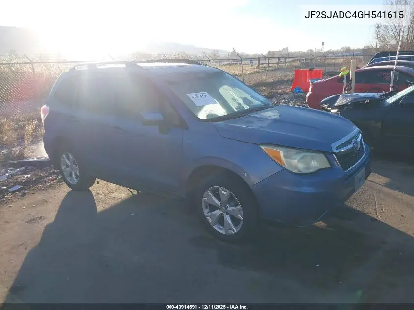 JF2SJADC4GH541615 2016 Subaru Forester 2.5I Premium