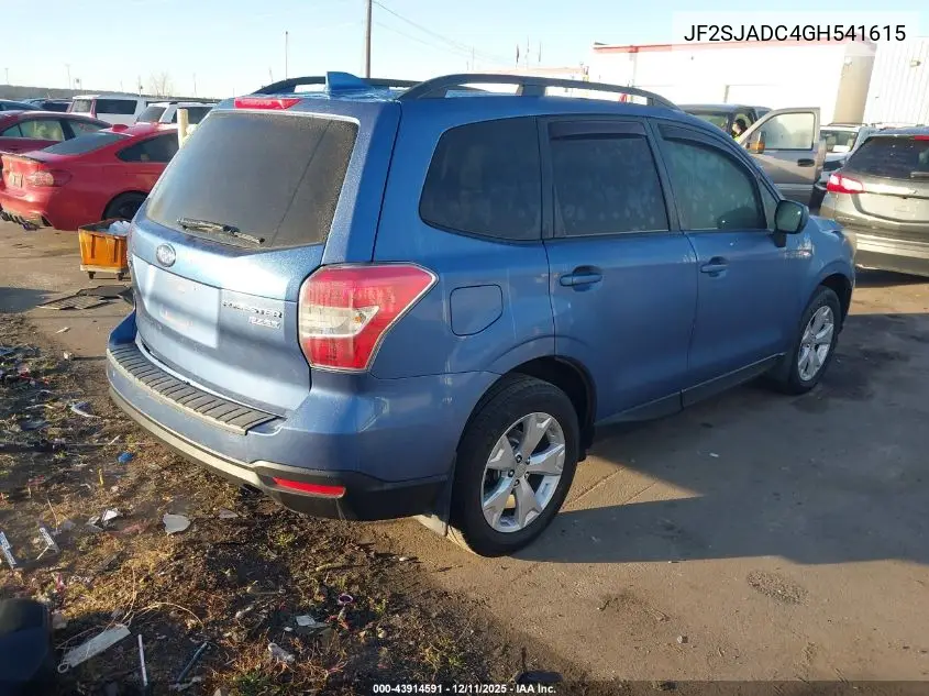 JF2SJADC4GH541615 2016 Subaru Forester 2.5I Premium