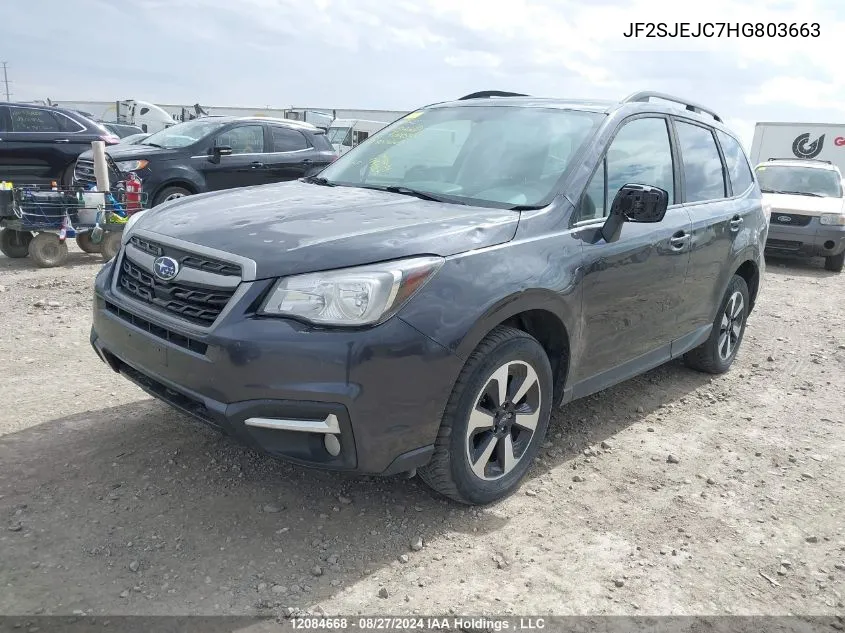 JF2SJEJC7HG803663 2017 Subaru Forester 2.5I Limited