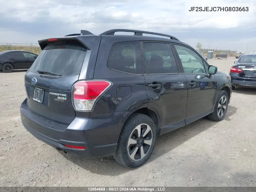 2017 Subaru Forester 2.5I Limited VIN: JF2SJEJC7HG803663 Lot: 12084668