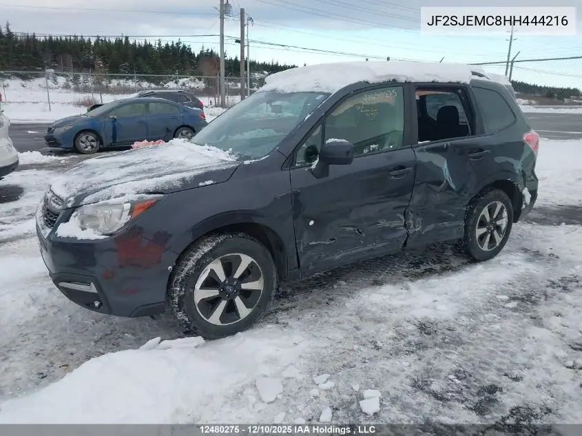 JF2SJEMC8HH444216 2017 Subaru Forester 2.5I