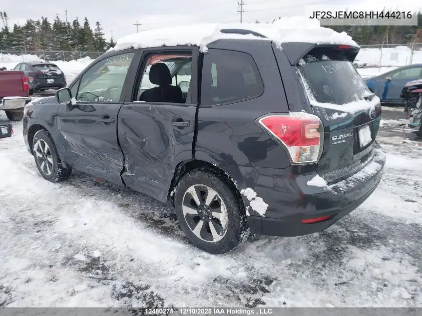 JF2SJEMC8HH444216 2017 Subaru Forester 2.5I