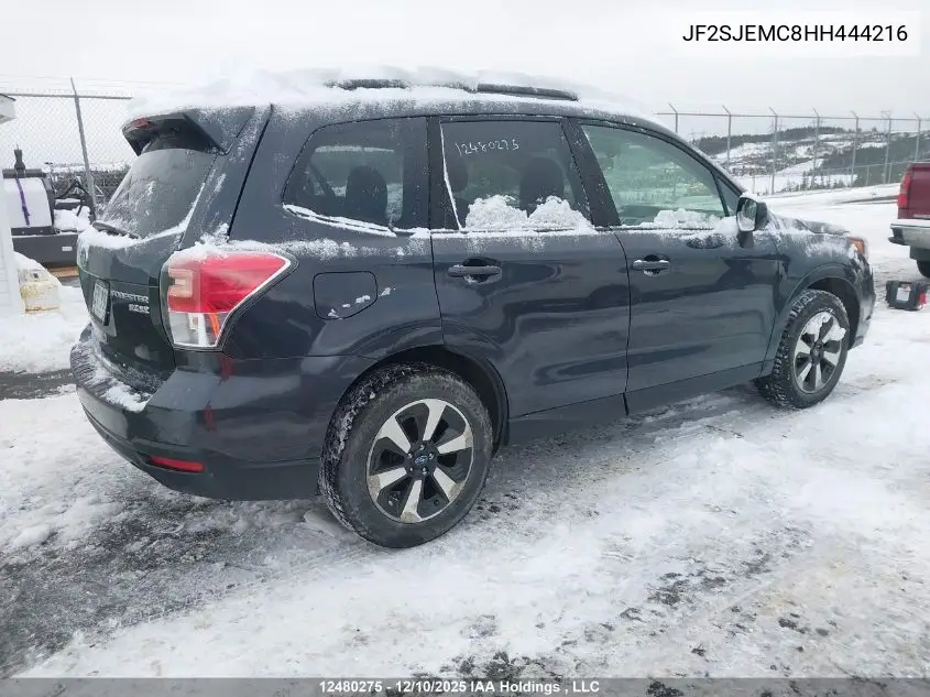 JF2SJEMC8HH444216 2017 Subaru Forester 2.5I