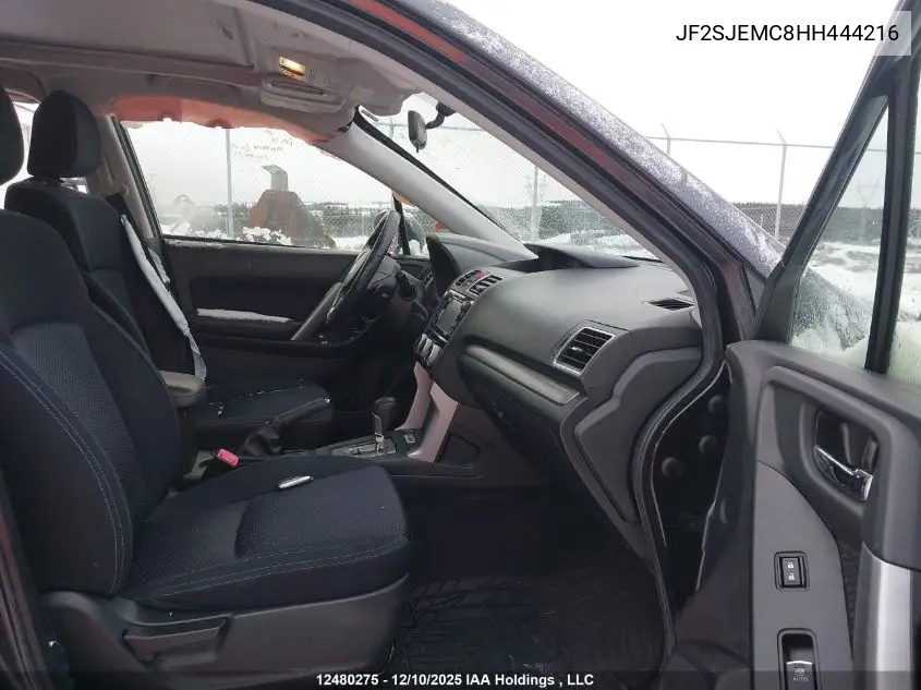 JF2SJEMC8HH444216 2017 Subaru Forester 2.5I