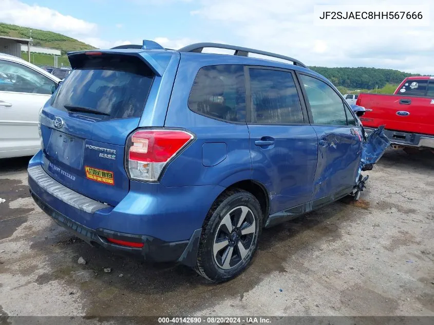 JF2SJAEC8HH567666 2017 Subaru Forester 2.5I Premium