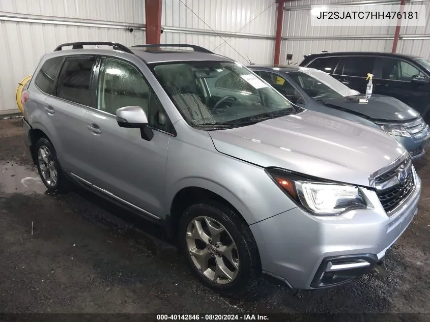 2017 Subaru Forester 2.5I Touring VIN: JF2SJATC7HH476181 Lot: 40142846