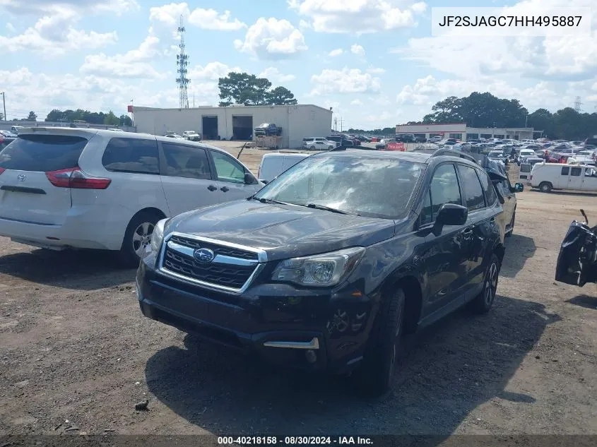 JF2SJAGC7HH495887 2017 Subaru Forester 2.5I Premium