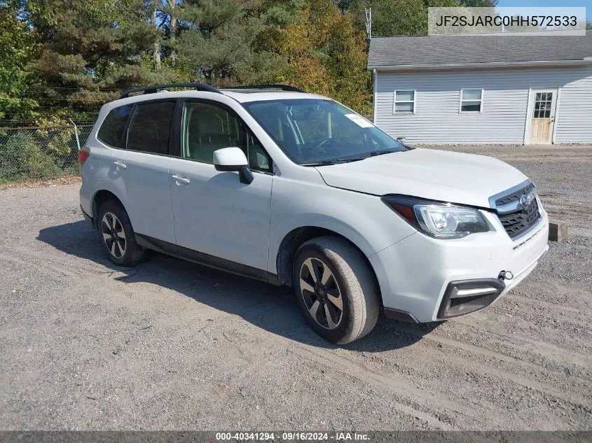 2017 Subaru Forester 2.5I Limited VIN: JF2SJARC0HH572533 Lot: 40341294