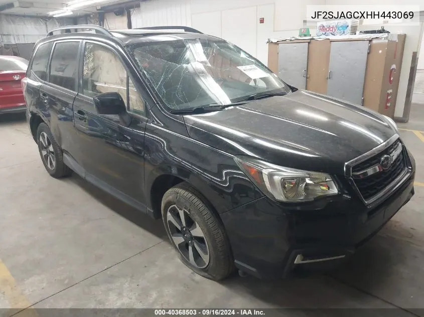 JF2SJAGCXHH443069 2017 Subaru Forester 2.5I Premium