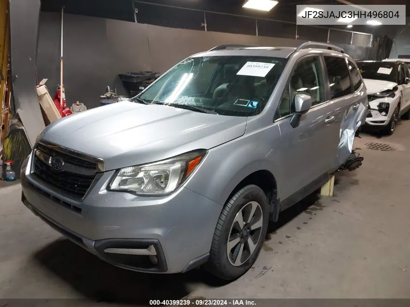 2017 Subaru Forester 2.5I Limited VIN: JF2SJAJC3HH496804 Lot: 40399239