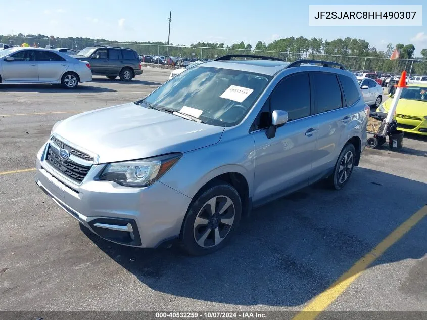 JF2SJARC8HH490307 2017 Subaru Forester 2.5I Limited