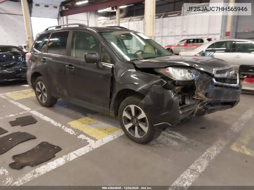 JF2SJAJC7HH565946 2017 Subaru Forester 2.5I Limited