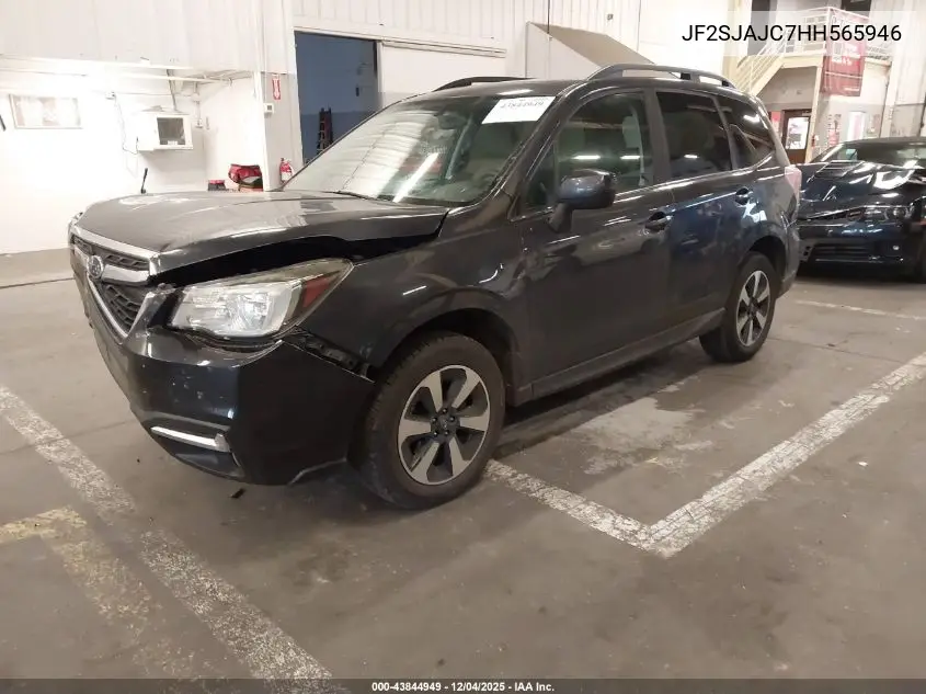 JF2SJAJC7HH565946 2017 Subaru Forester 2.5I Limited