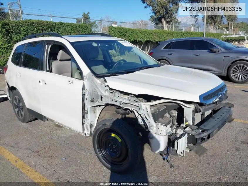 JF2SJARC6HH493335 2017 Subaru Forester 2.5I Limited