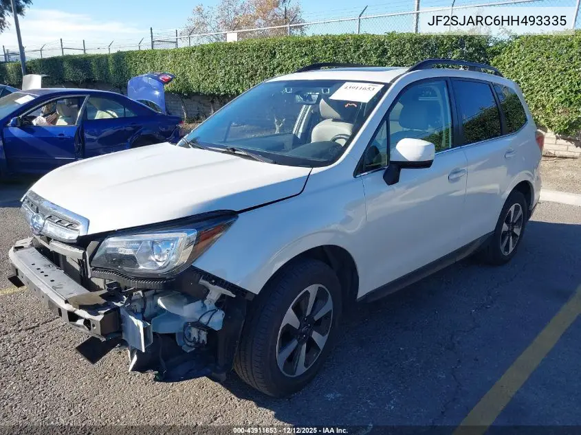 JF2SJARC6HH493335 2017 Subaru Forester 2.5I Limited
