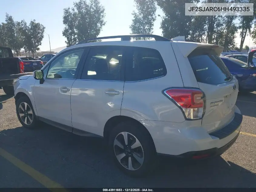 JF2SJARC6HH493335 2017 Subaru Forester 2.5I Limited