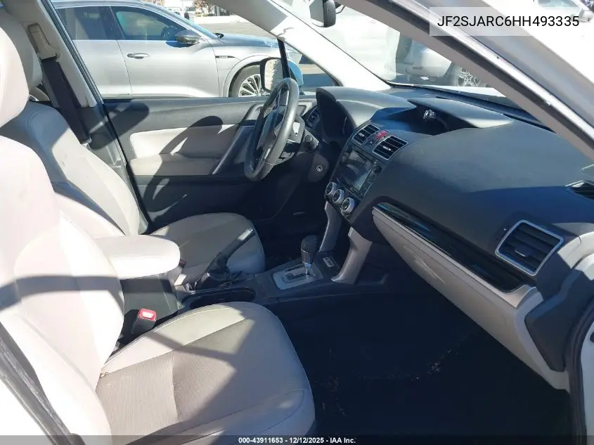 JF2SJARC6HH493335 2017 Subaru Forester 2.5I Limited