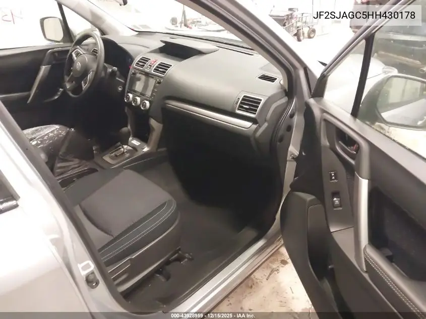 JF2SJAGC5HH430178 2017 Subaru Forester 2.5I Premium
