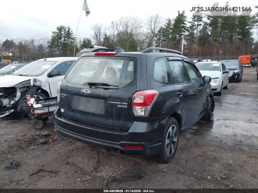 JF2SJABC3HH421566 2017 Subaru Forester 2.5I