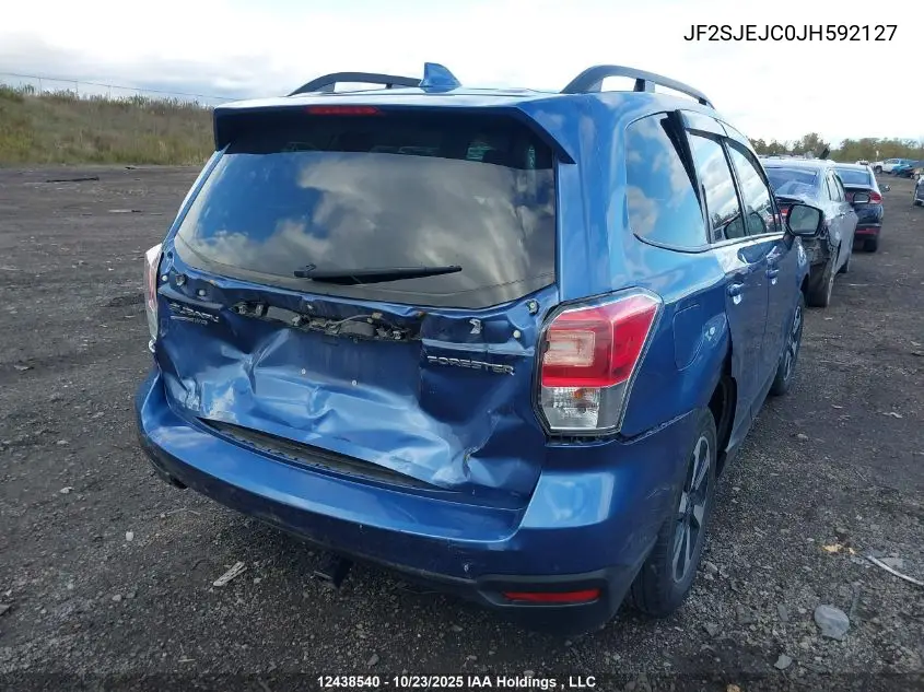 JF2SJEJC0JH592127 2018 Subaru Forester 2.5I Touring