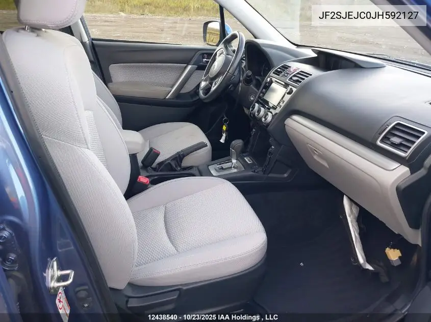 JF2SJEJC0JH592127 2018 Subaru Forester 2.5I Touring