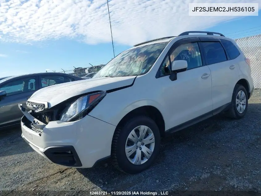 JF2SJEMC2JH536105 2018 Subaru Forester 2.5I Touring